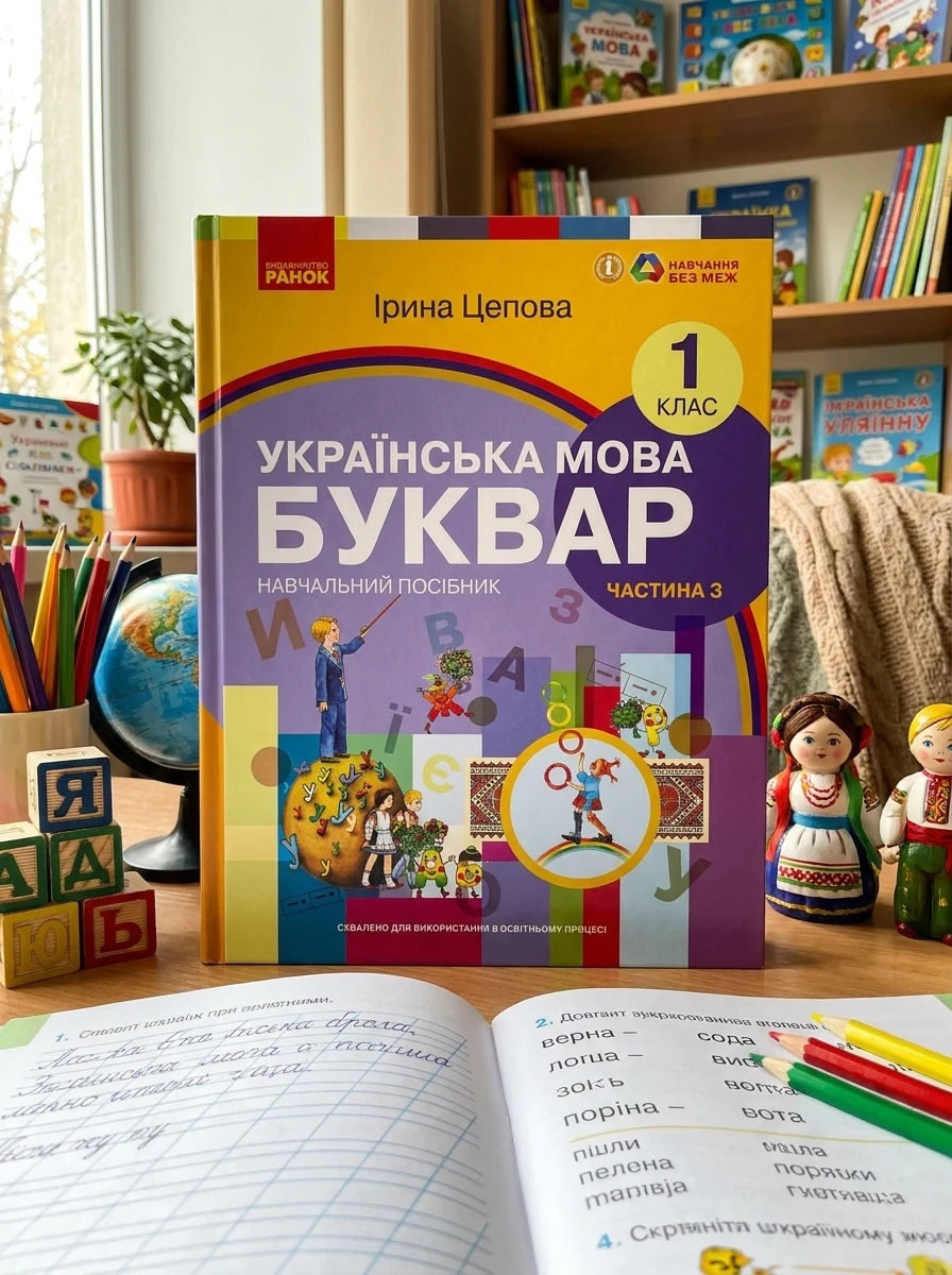 Українська мова. 1 клас. Буквар. Навчальний посібник. Частина 3 — Вивчення мов