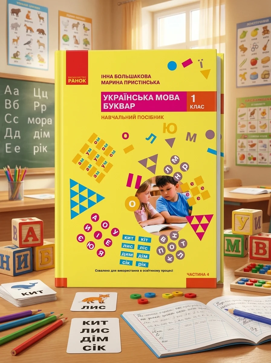 Українська мова. 1 клас. Буквар. Навчальний посібник. Частина 4 — Вивчення мов