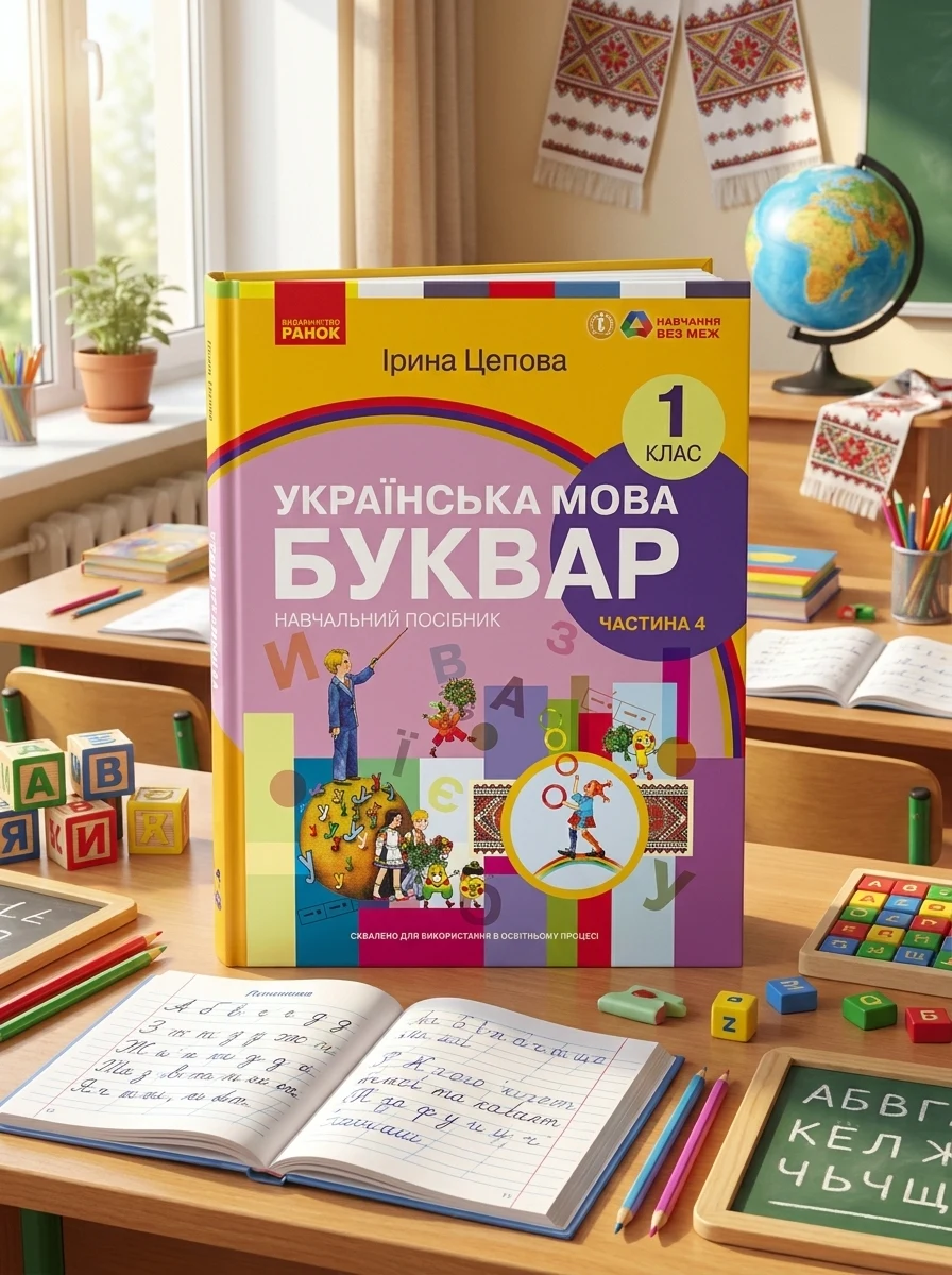 Українська мова. 1 клас. Буквар. Навчальний посібник. Частина 4 — Вивчення мов