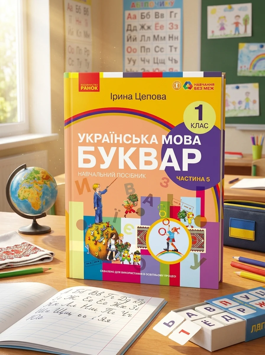 Українська мова. 1 клас. Буквар. Навчальний посібник. Частина 5 — Вивчення мов