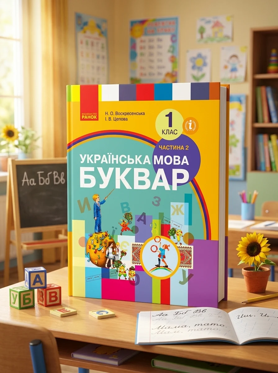 Українська мова. 1 клас. Буквар. Підручник. Частина 2 — Вивчення мов