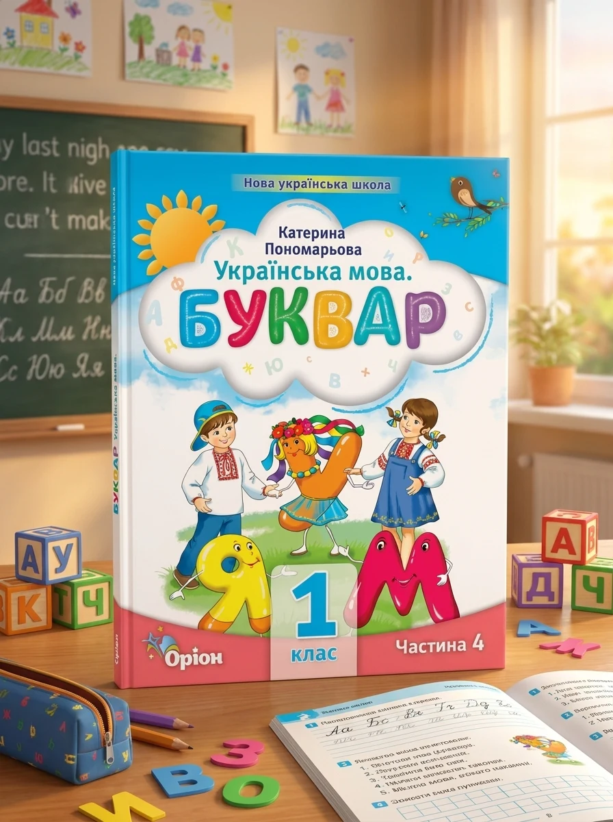 Українська мова 1 клас. Буквар. Посібник. Частина 4 — Вивчення мов