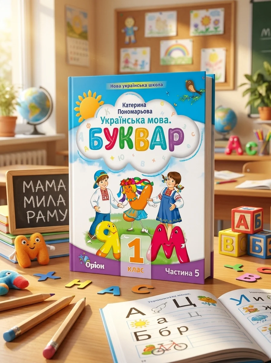 Українська мова 1 клас. Буквар. Посібник. Частина 5 — Вивчення мов