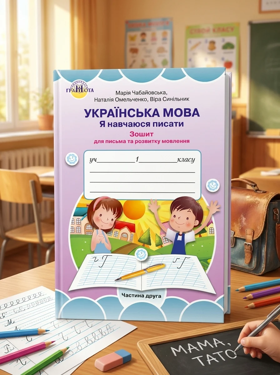 Українська мова 1 клас. Я навчаюся писати. Зошит для письма і розвитку мовлення. Частина 2 — Вивчення мов