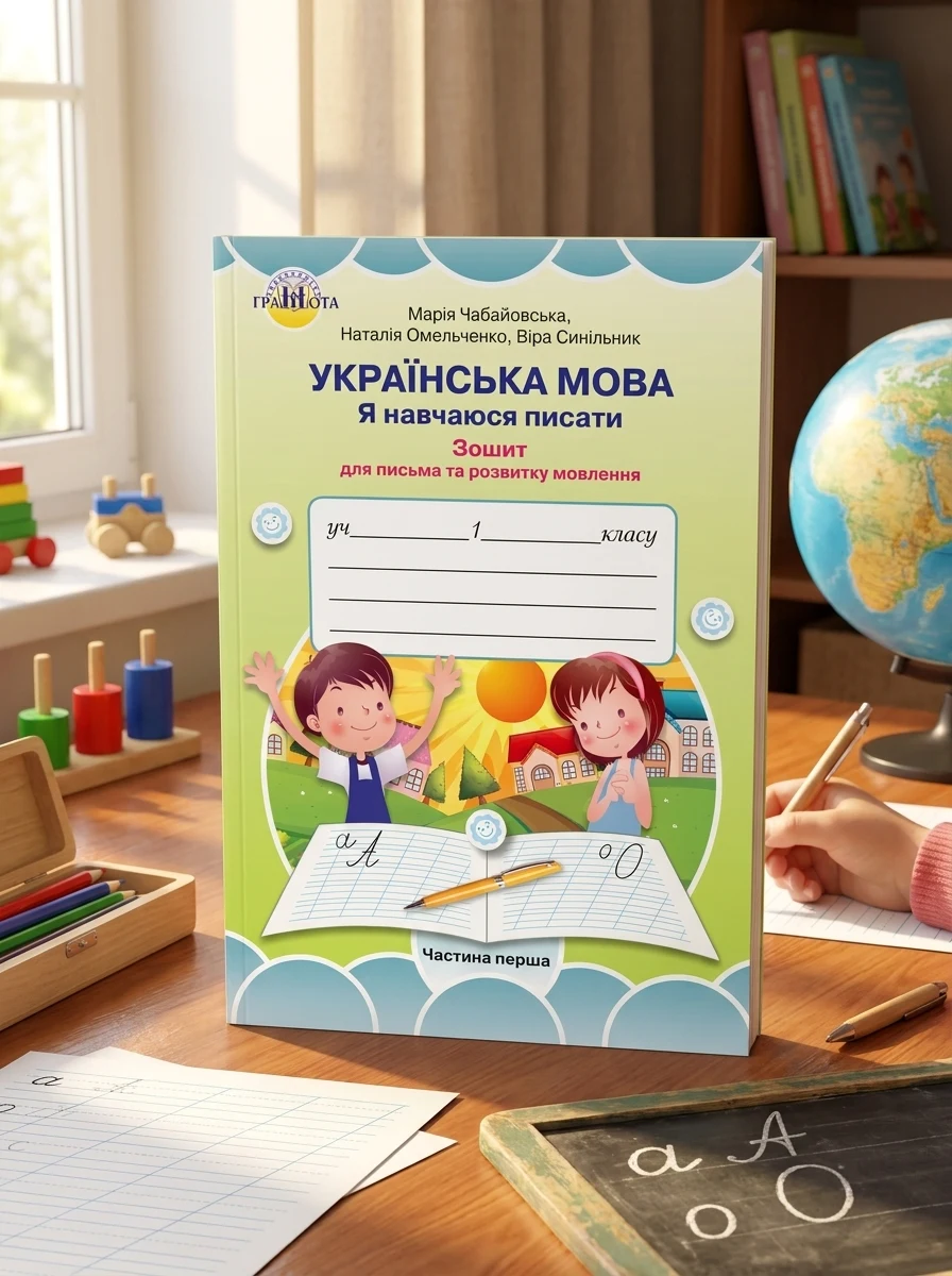 Українська мова 1 клас. Я навчаюся писати. Зошит для письма і розвитку мовлення. Частина 1 — Вивчення мов