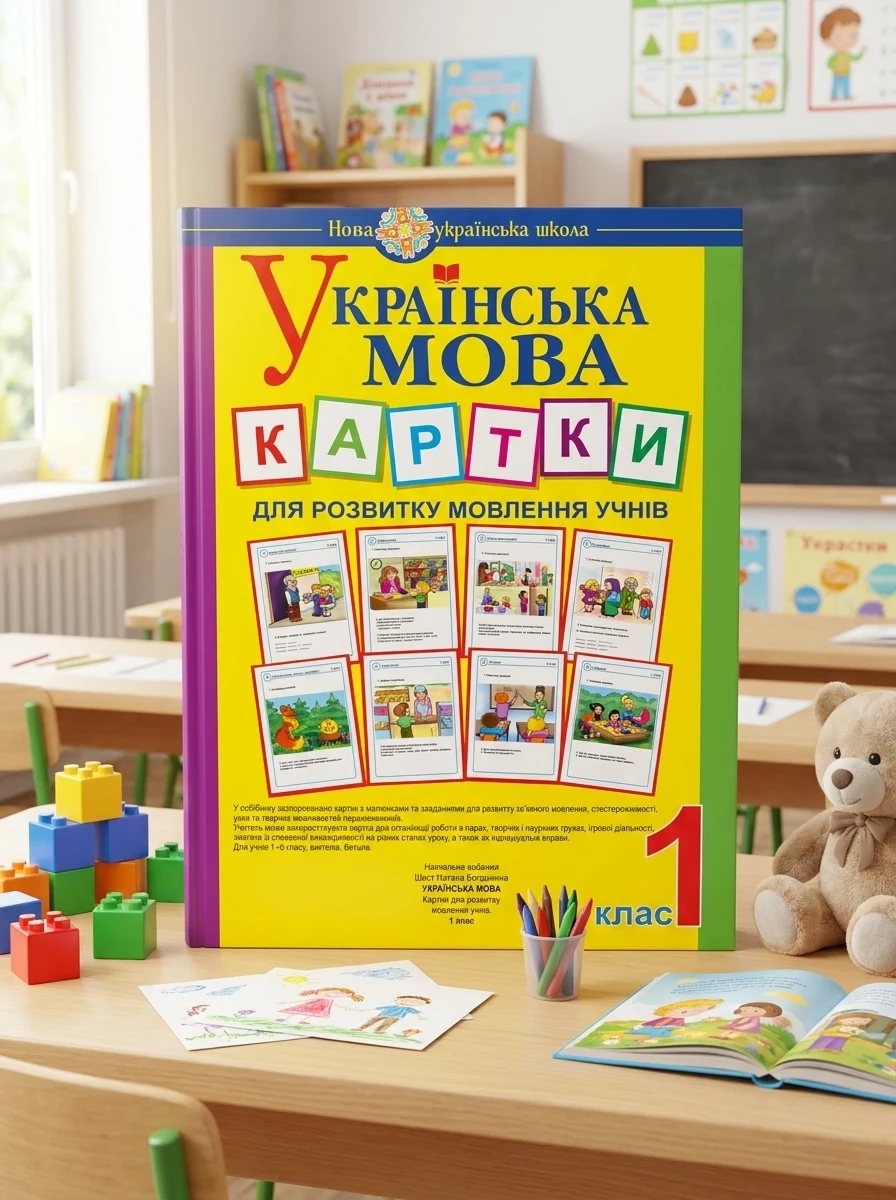 Українська мова. 1 клас. Картки для розвитку мовлення учнів — Вивчення мов