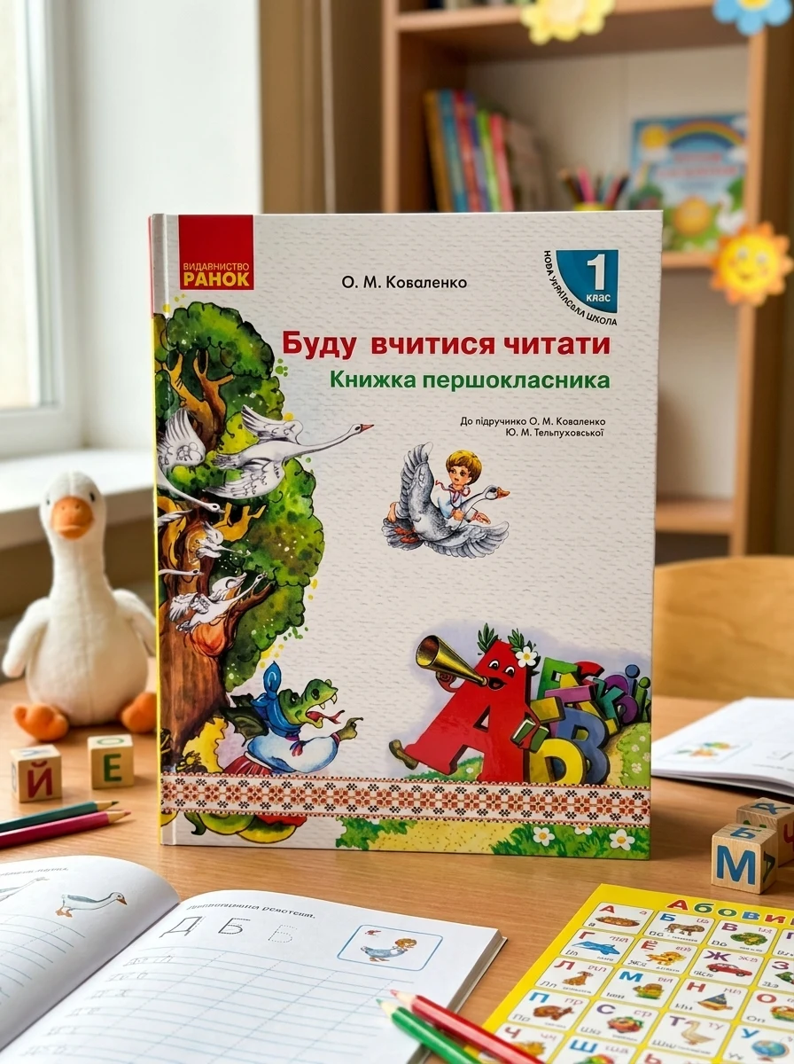 Українська мова. 1 клас. Книжка першокласника. Буду вчитися читати до підручника Коваленко О.М. Тельпуховської Ю. М. — Вивчення мов