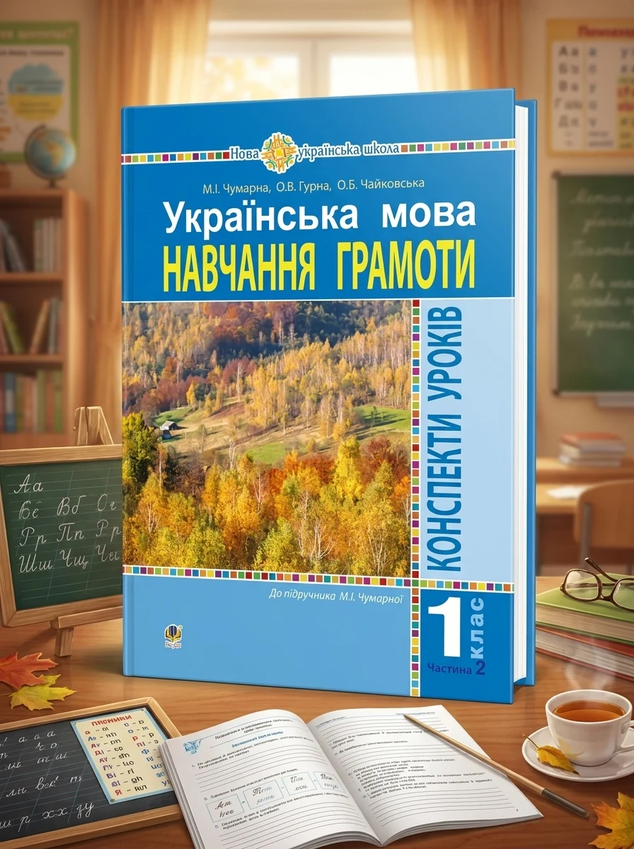 Українська мова. 1 клас. Конспекти уроків. Навчання грамоти. Частина 2 — Вивчення мов
