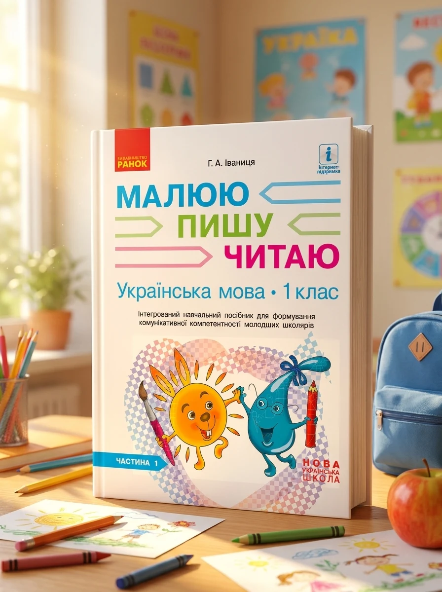 Українська мова. 1 клас. Малюю. Пишу. Читаю. Частина 1