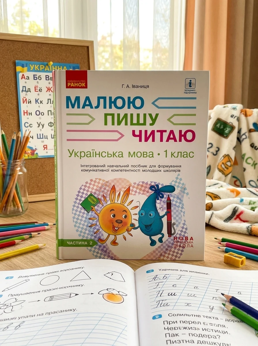 Українська мова. 1 клас. Малюю. Пишу. Читаю. Частина 2 — Вивчення мов
