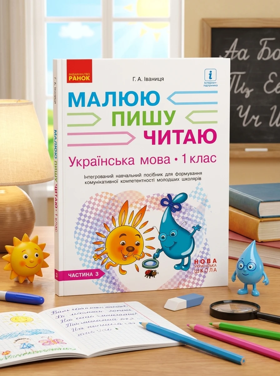 Українська мова. 1 клас. Малюю. Пишу. Читаю. Частина 3 — Вивчення мов