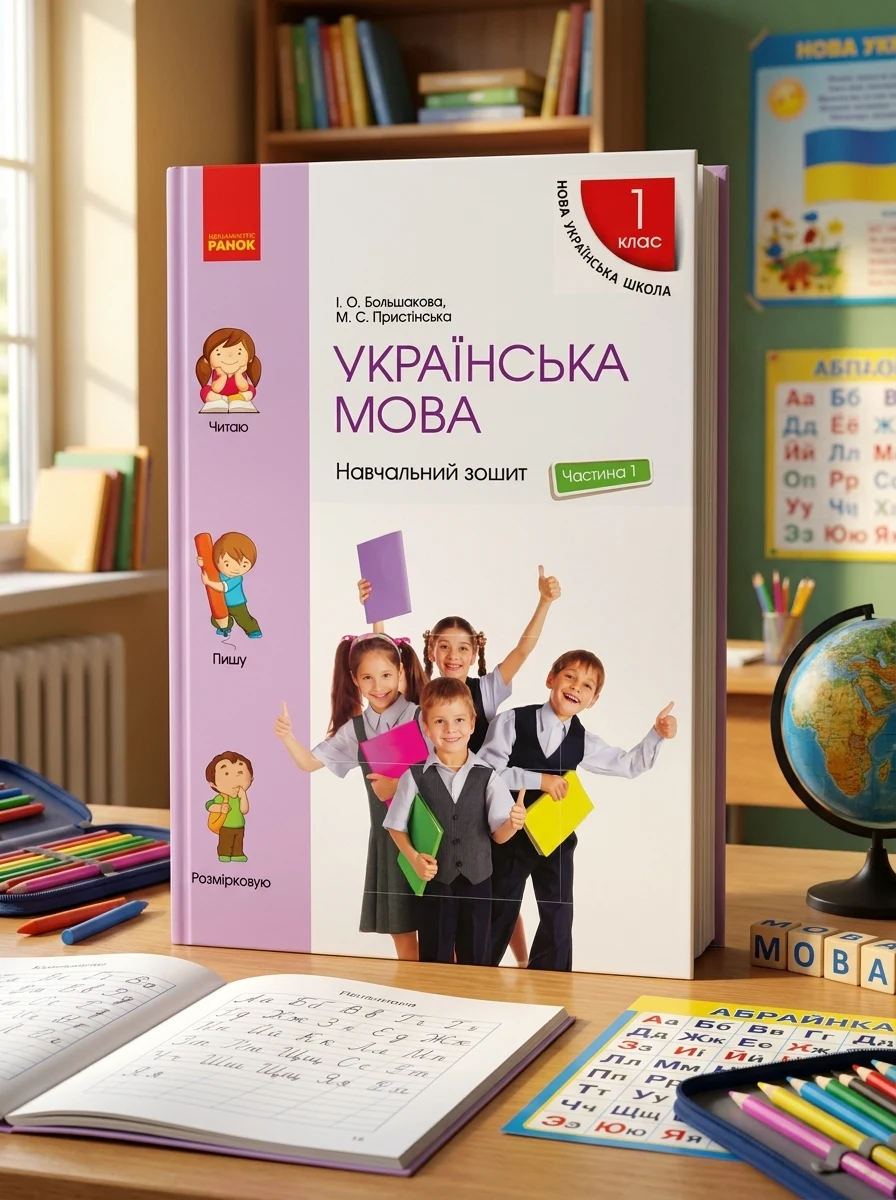Українська мова. 1 клас. Навчальний зошит. Частина 1 до підручника Большакової І.О. Пристінської М.С. — Вивчення мов