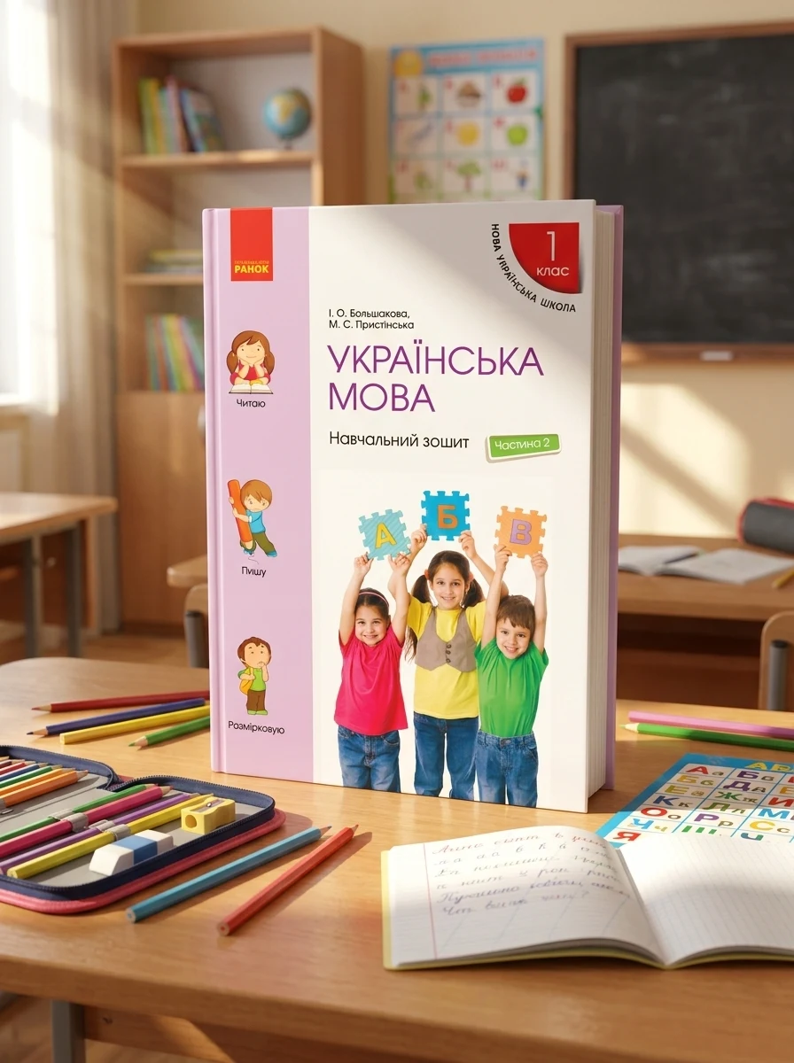 Українська мова. 1 клас. Навчальний зошит. Частина 2 до підручника Большакової І.О. Пристінської М.С. — Вивчення мов