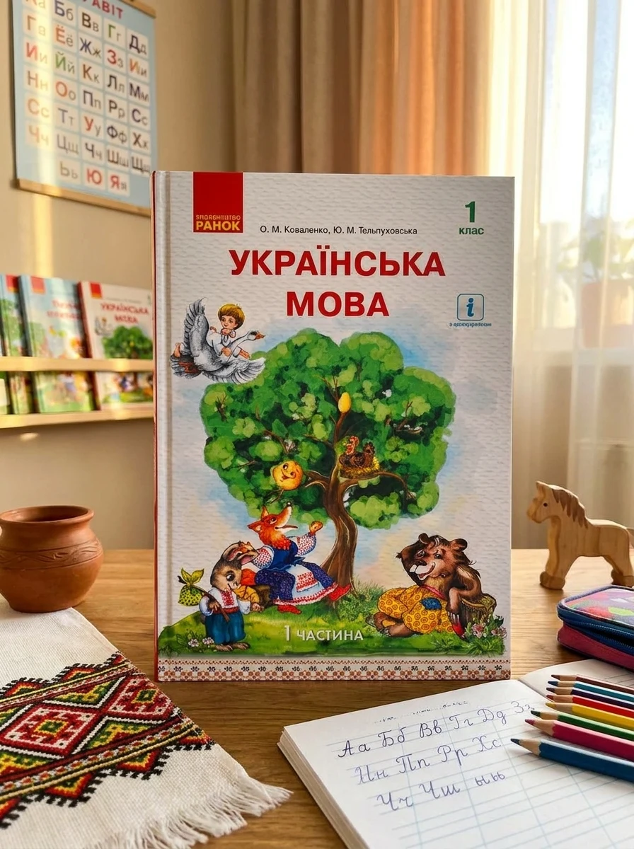 Українська мова. 1 клас. Підручник. Частина 1 — Вивчення мов