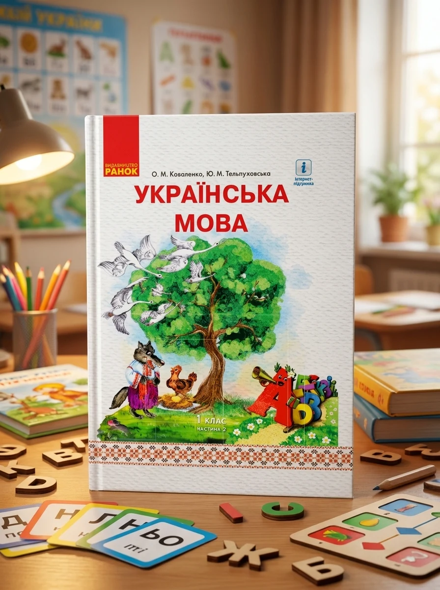 Українська мова. 1 клас. Підручник. Частина 2 — Вивчення мов