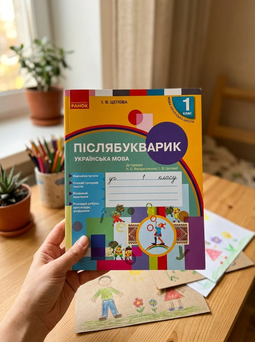 Українська мова. 1 клас. Післябукварик до букваря Воскресенської, Цепової — Вивчення мов