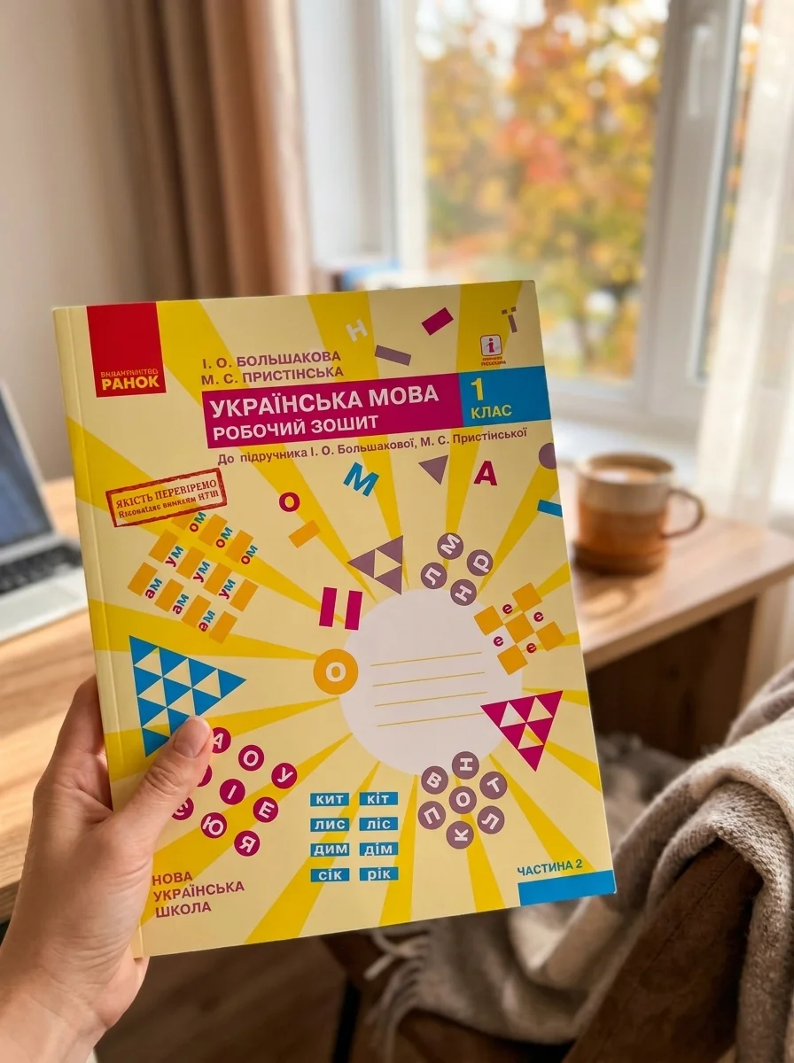 Українська мова. 1 клас. Робочий зошит до підручника Большакової І.О. Пристінської М.С. Частина 2 — Вивчення мов