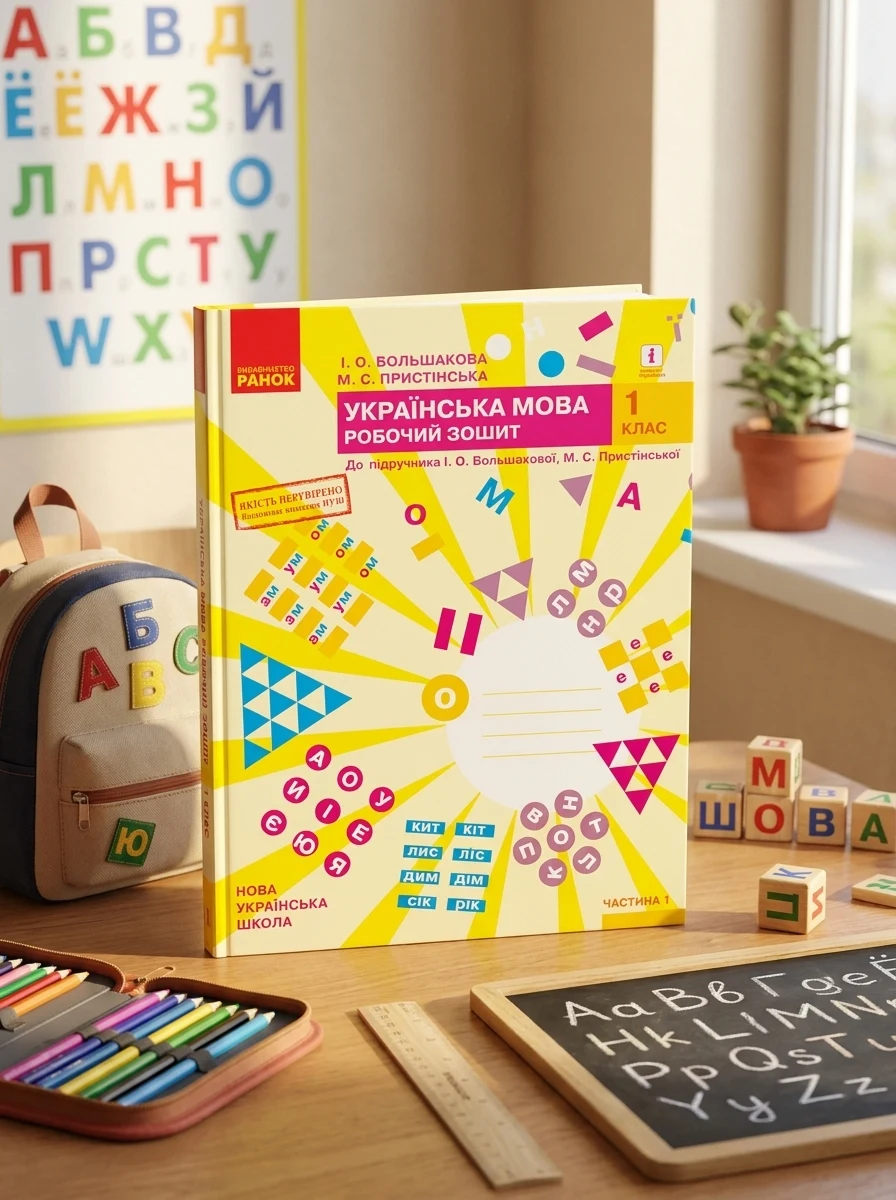 Українська мова. 1 клас. Робочий зошит до підручника Большакової І.О. Пристінської М.С. Частина 1 — фото 2