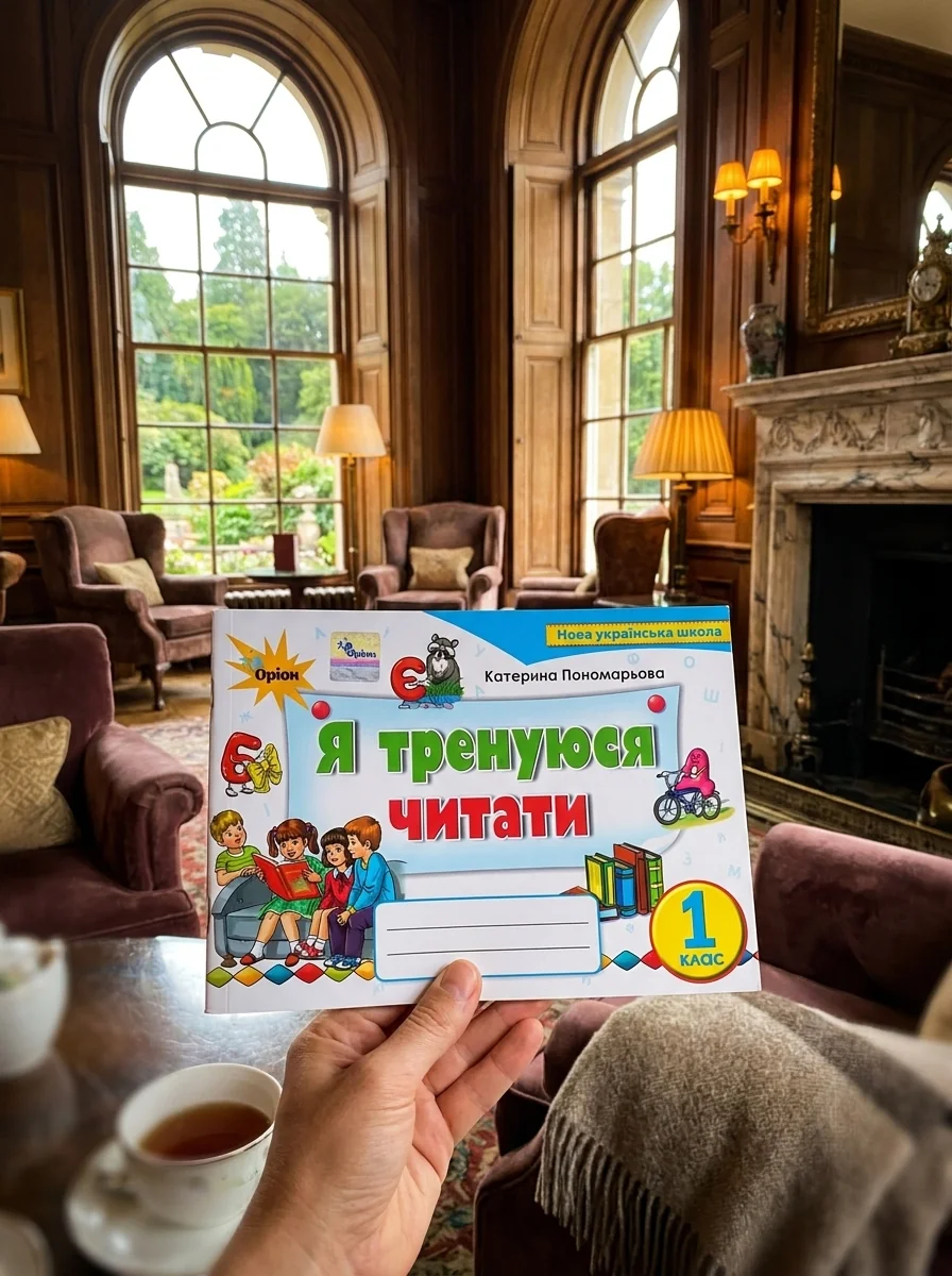 Українська мова 1 клас. Тренажер з читання "Я тренуюся читати" — Катерина Пономарьова, обкладинка