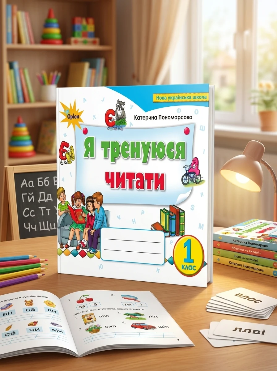 Українська мова 1 клас. Тренажер з читання "Я тренуюся читати" — Вивчення мов