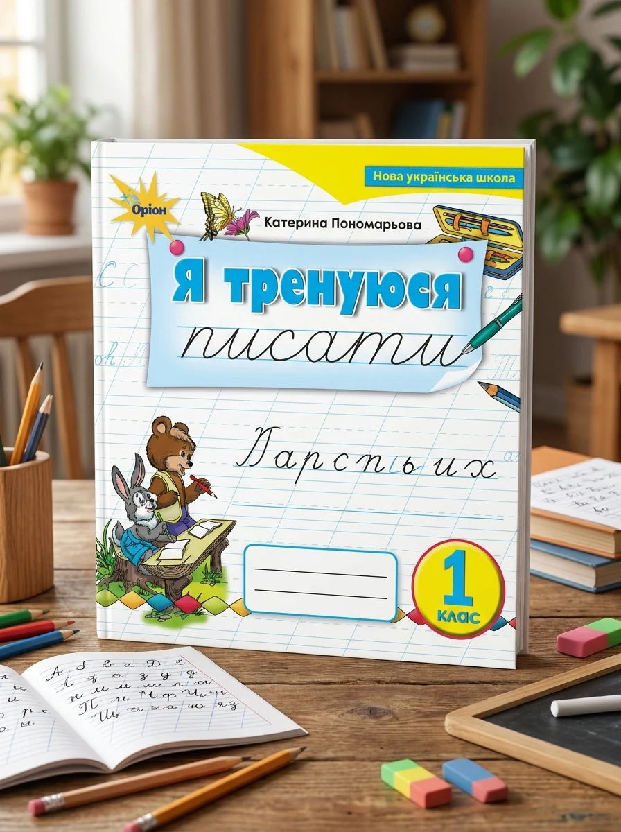 Українська мова 1 клас. Тренажер з письма "Я тренуюся писати"