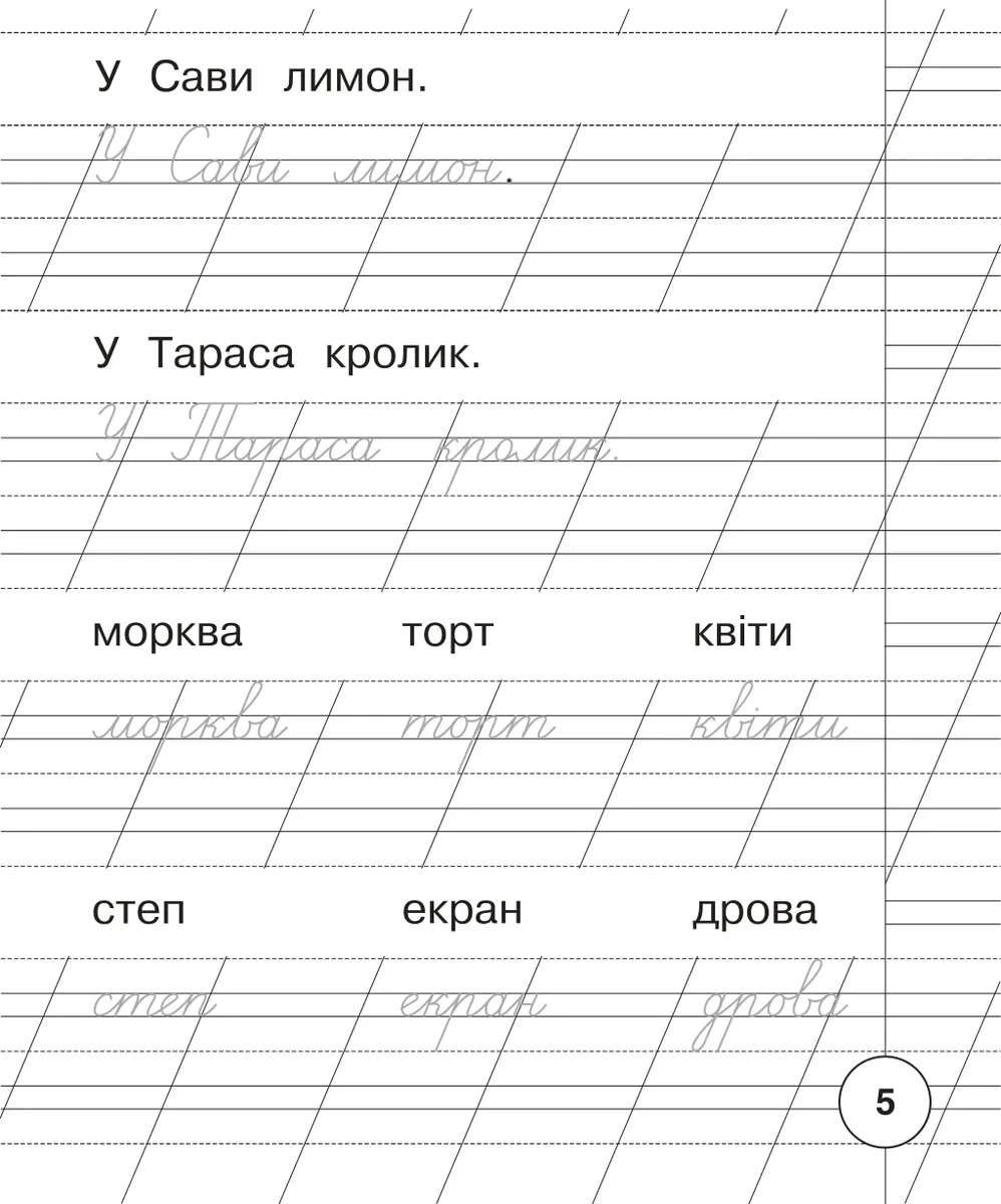Українська мова. 1 клас. Зошит для списування — Тетяна Будна, фото 5