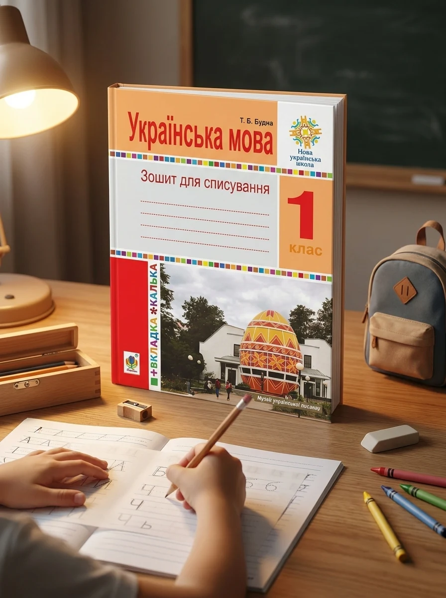 Українська мова. 1 клас. Зошит для списування з калькою — Вивчення мов