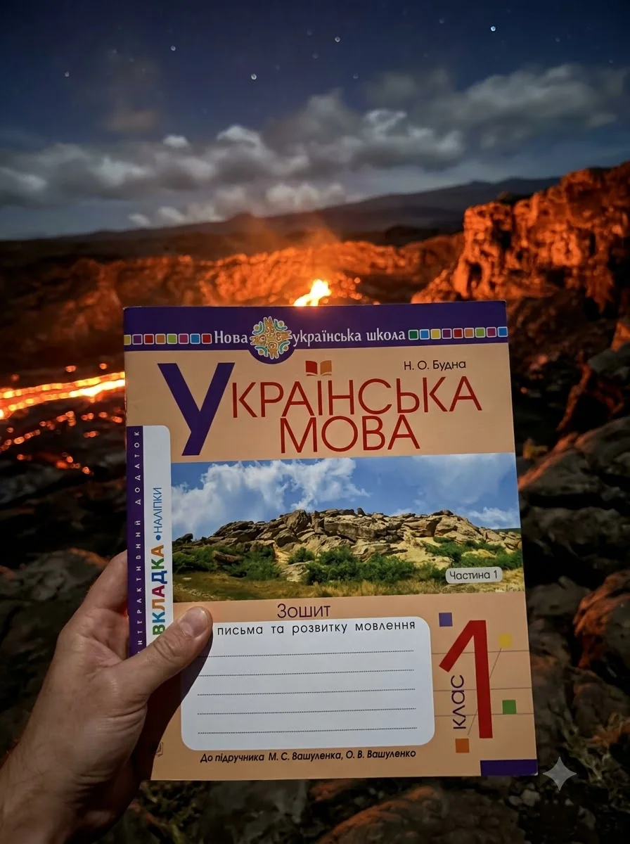Українська мова. 1 клас. Зошит з письма та розвитку зв'язного мовлення. Пропис. Частина 1 (до "Букваря. 1 клас" автори Вашуленко М. С., Вашуленко О. В.)