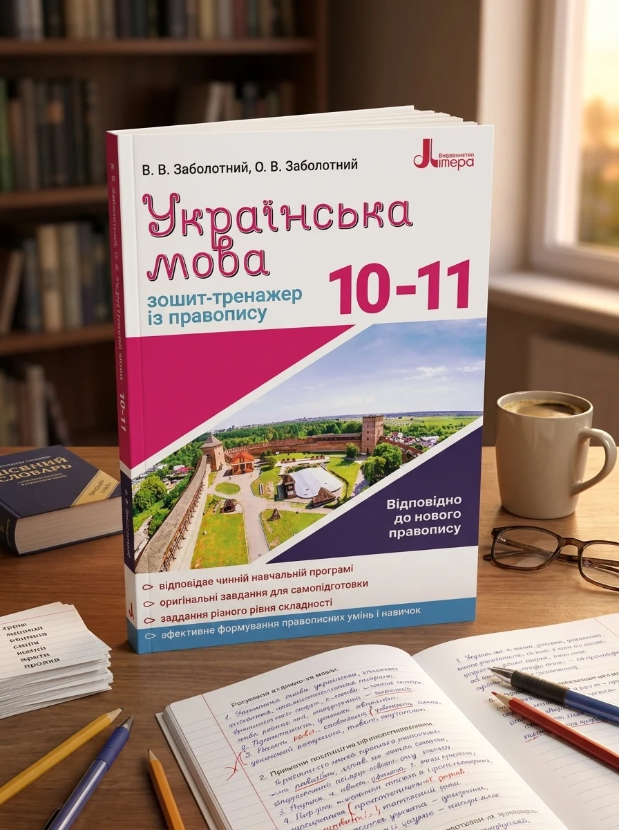 Українська мова 10-11 клас. Зошит-тренажер з правопису — Вивчення мов