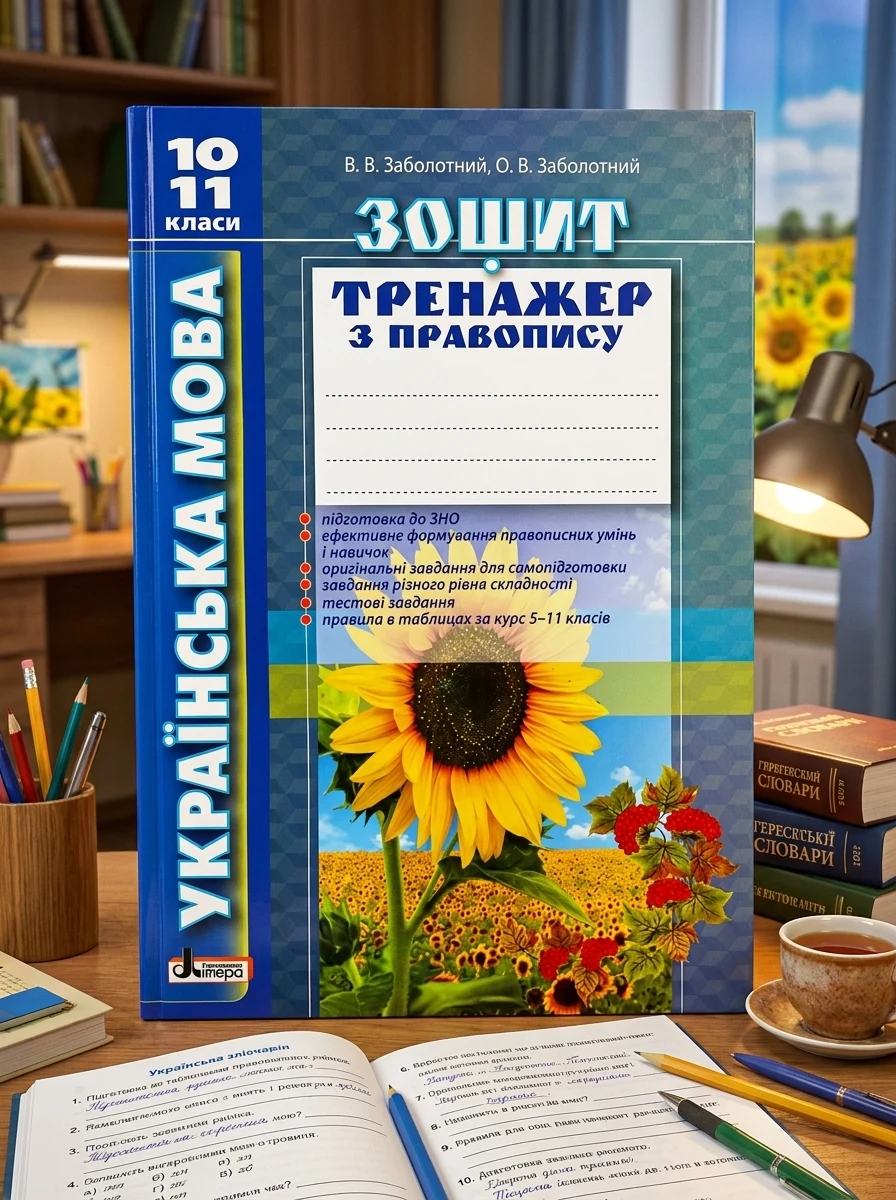 Українська мова. 10-11 класи. Зошит тренажер з правопису — Вивчення мов