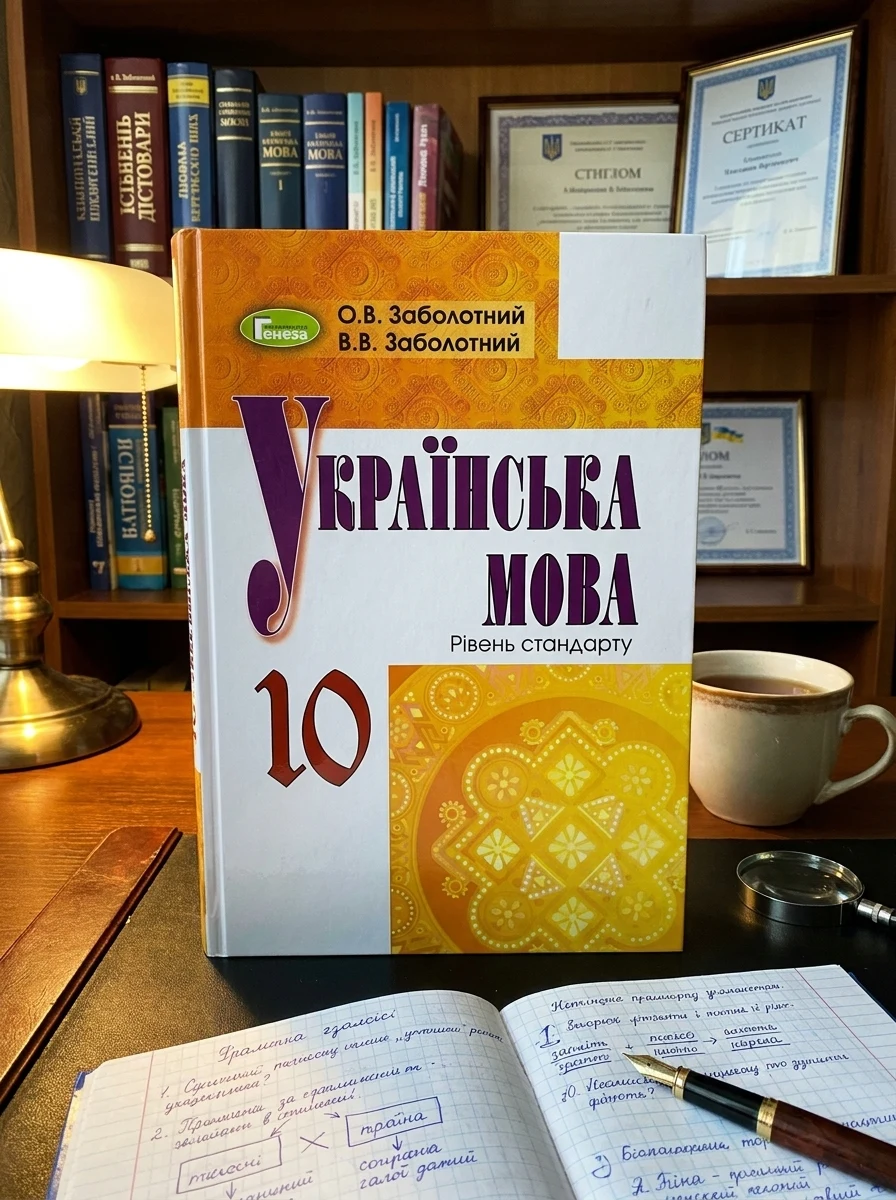 Українська мова 10 клас. Підручник. Рівень стандарту — Вивчення мов