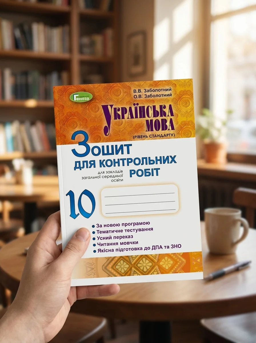 Українська мова 10 клас. Зошит для контрольних робіт. Рівень стандарту — фото 2