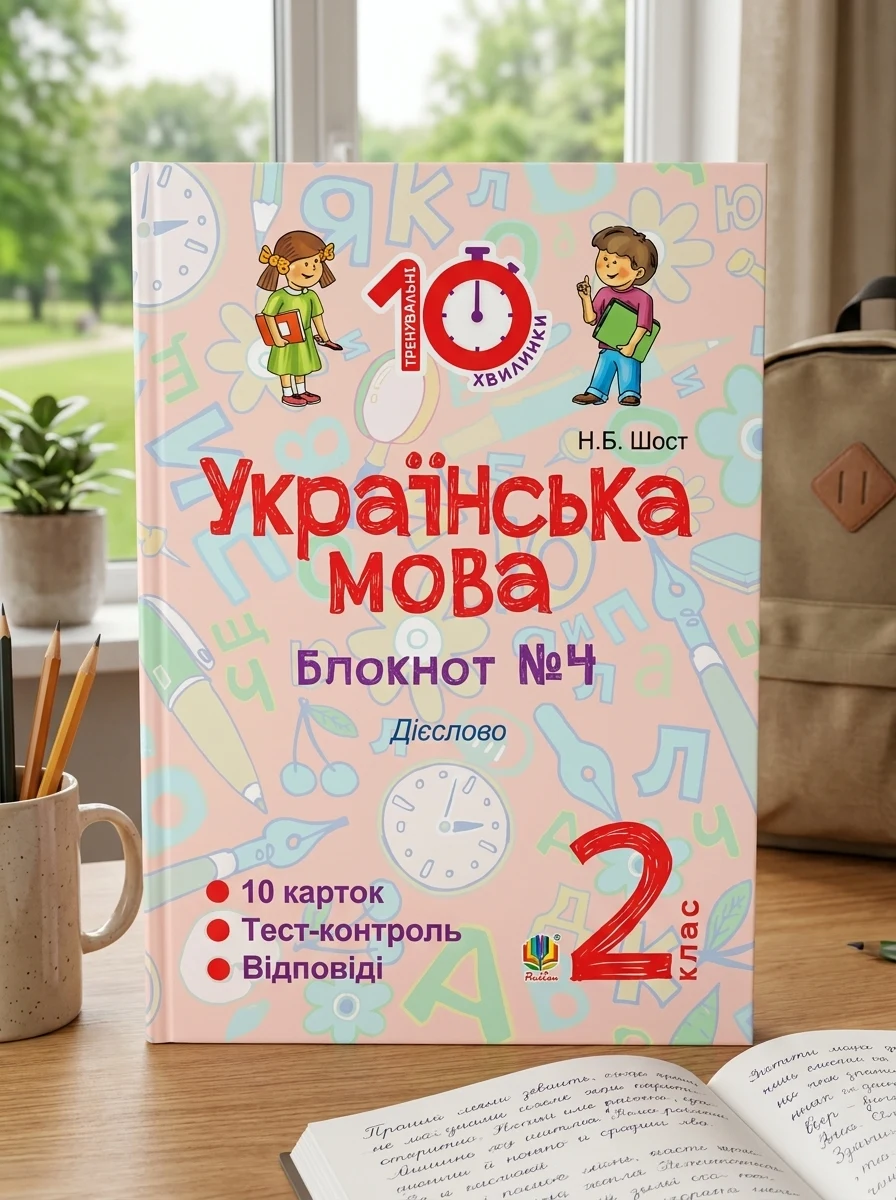 Українська мова. 2 клас. Блокнот №4. Дієслово — фото 2
