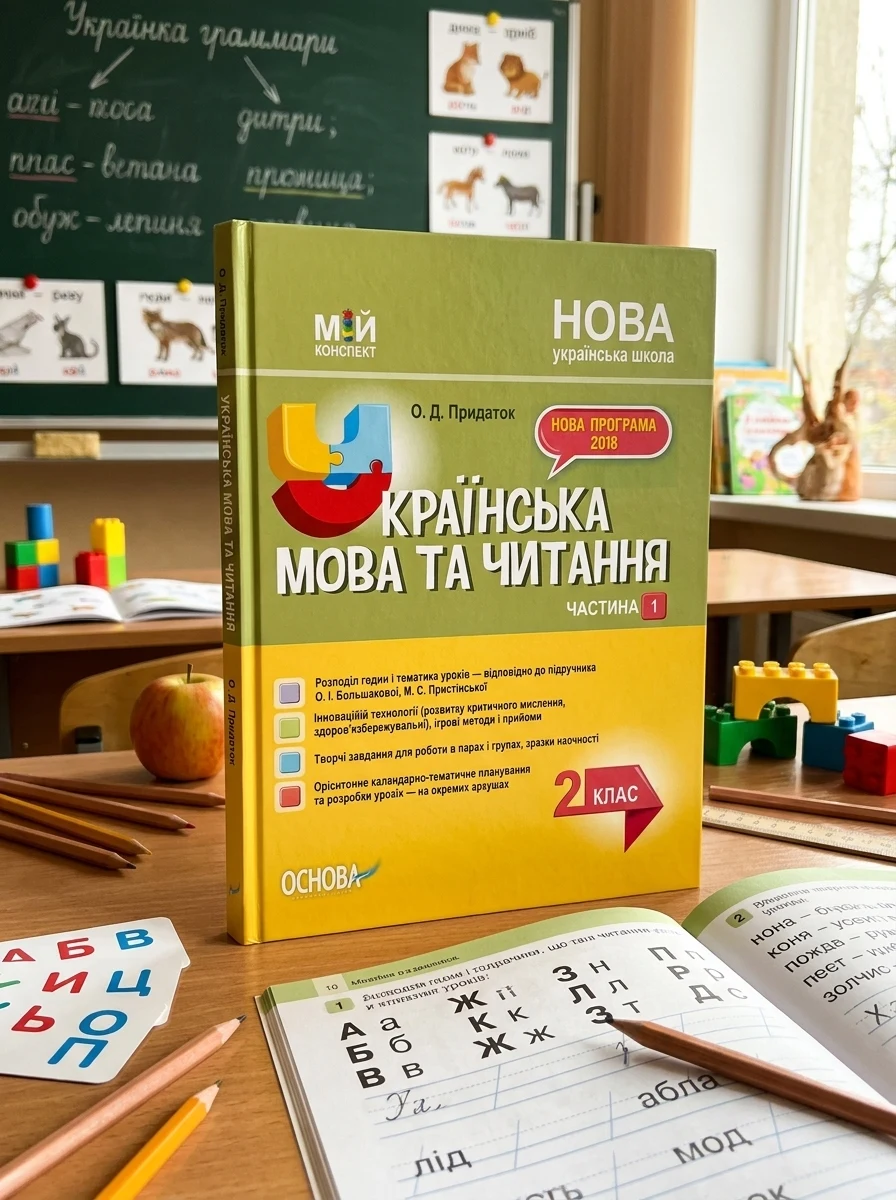 Українська мова. 2 клас. Частина 1 (за підручником О. І. Большакової, М. С. Пристінської)
