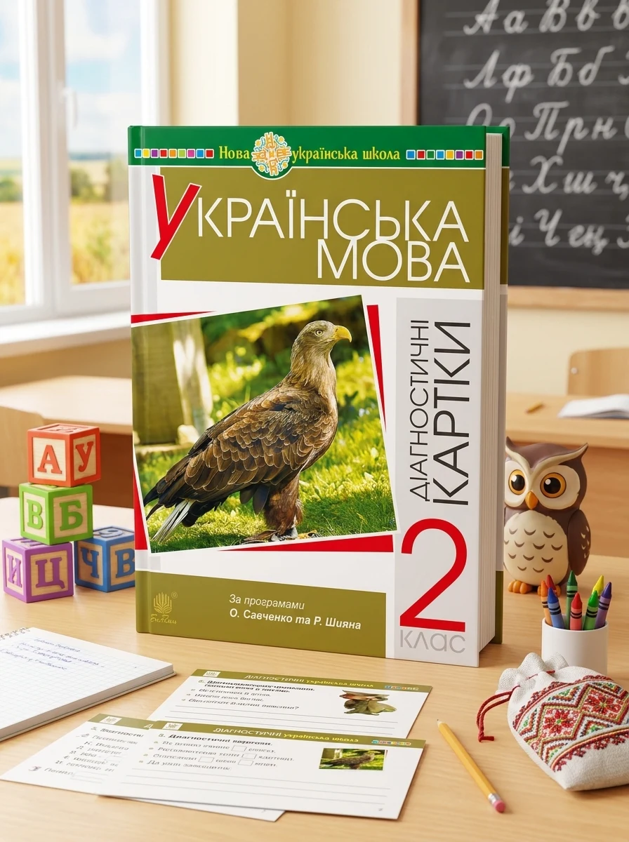 Українська мова. 2 клас. Діагностичні картки. НУШ — Вивчення мов
