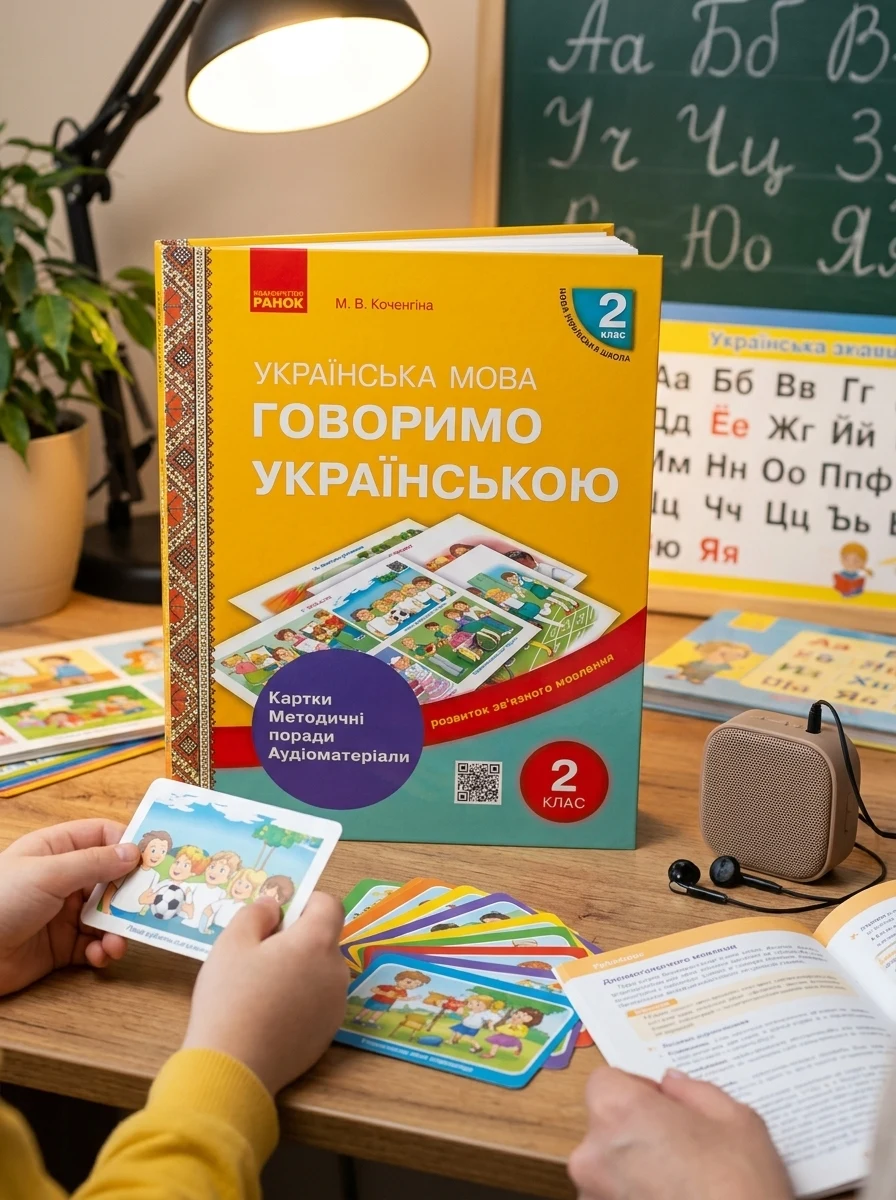 Українська мова 2 клас. Картки, методичні поради, аудіоматеріали — фото 2