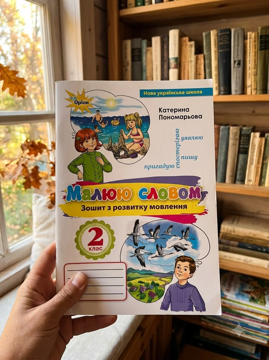 Українська мова 2 клас. Малюю словом. Зошит з розвитку мовлення — фото 2
