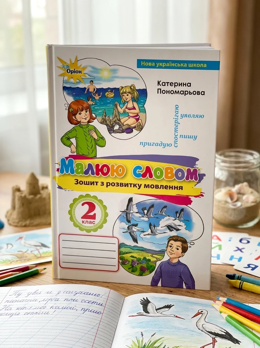 Українська мова 2 клас. Малюю словом. Зошит з розвитку мовлення — Вивчення мов
