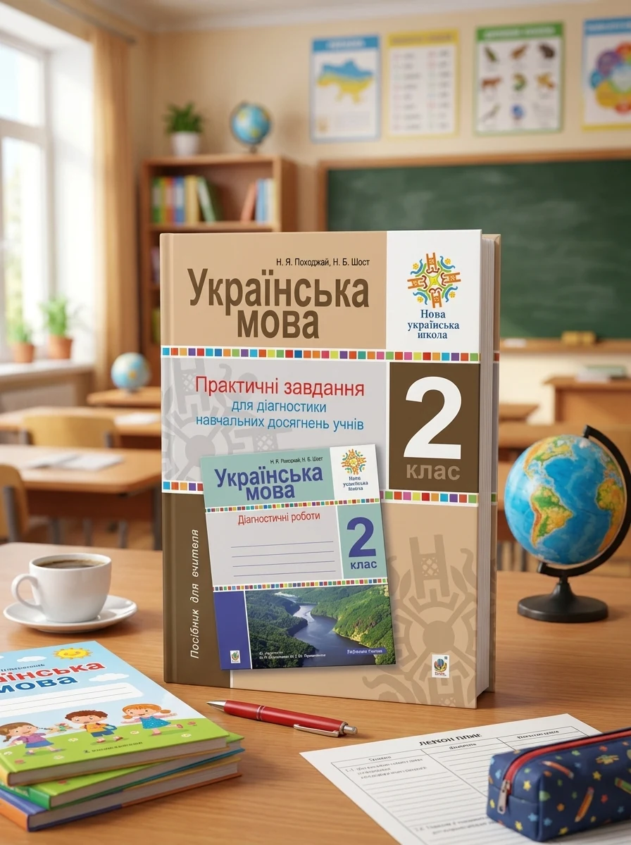 Українська мова. 2 клас. Практичні завдання для діагностики навчальних досягнень учнів
