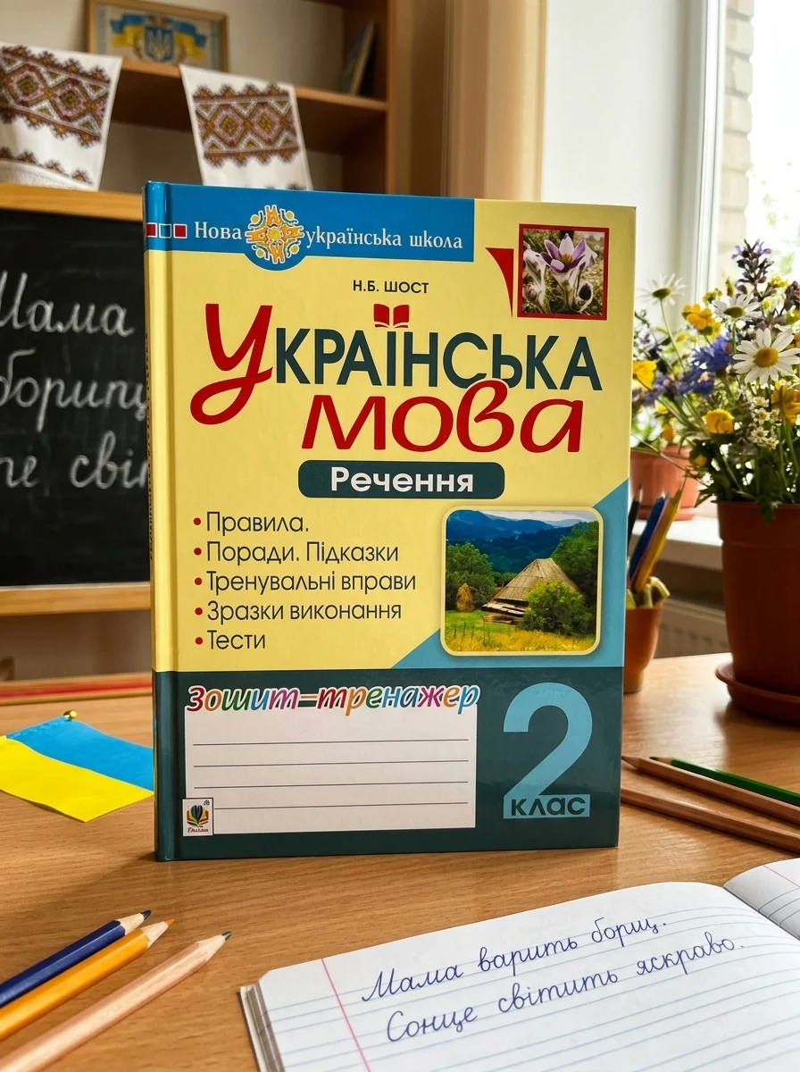 Українська мова. 2 клас. Речення. Зошит-тренажер