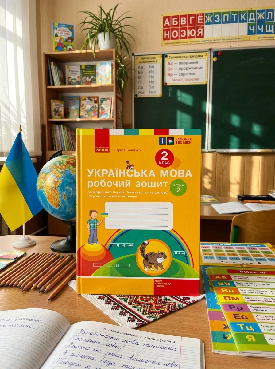 Українська мова. 2 клас. Робочий зошит у 2-х частинах. Частина 2 — Вивчення мов