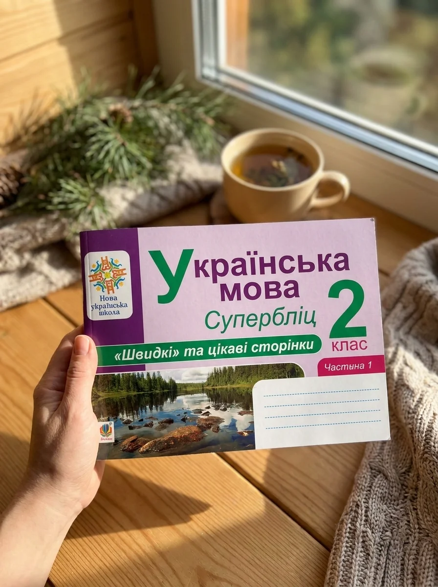 Українська мова. 2 клас. Швидкі та цікаві сторінки. Супербліц. Частина перша