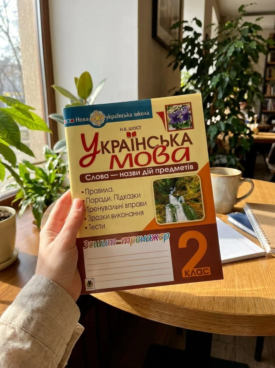 Українська мова. 2 клас. Слова - назви дій предметів. Зошит-тренажер
