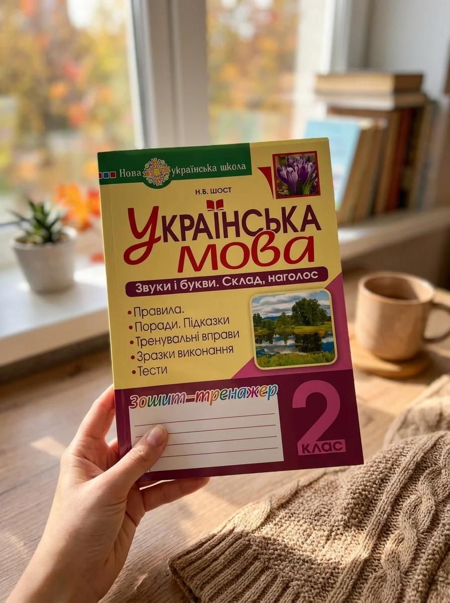 Українська мова. 2 клас. Звуки і букви. Склад, наголос. Зошит-тренажер