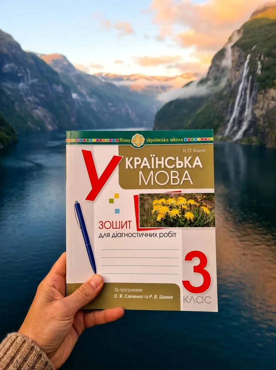 Українська мова. 3 клас. Діагностичні роботи (за програмами О.Савченко та Р.Шияна) — Наталя Будна, обкладинка