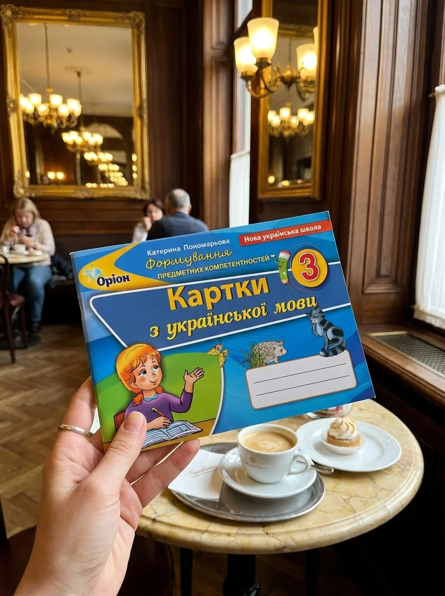 Українська мова 3 клас. Картки. Формування предметних компетентностей — Вивчення мов
