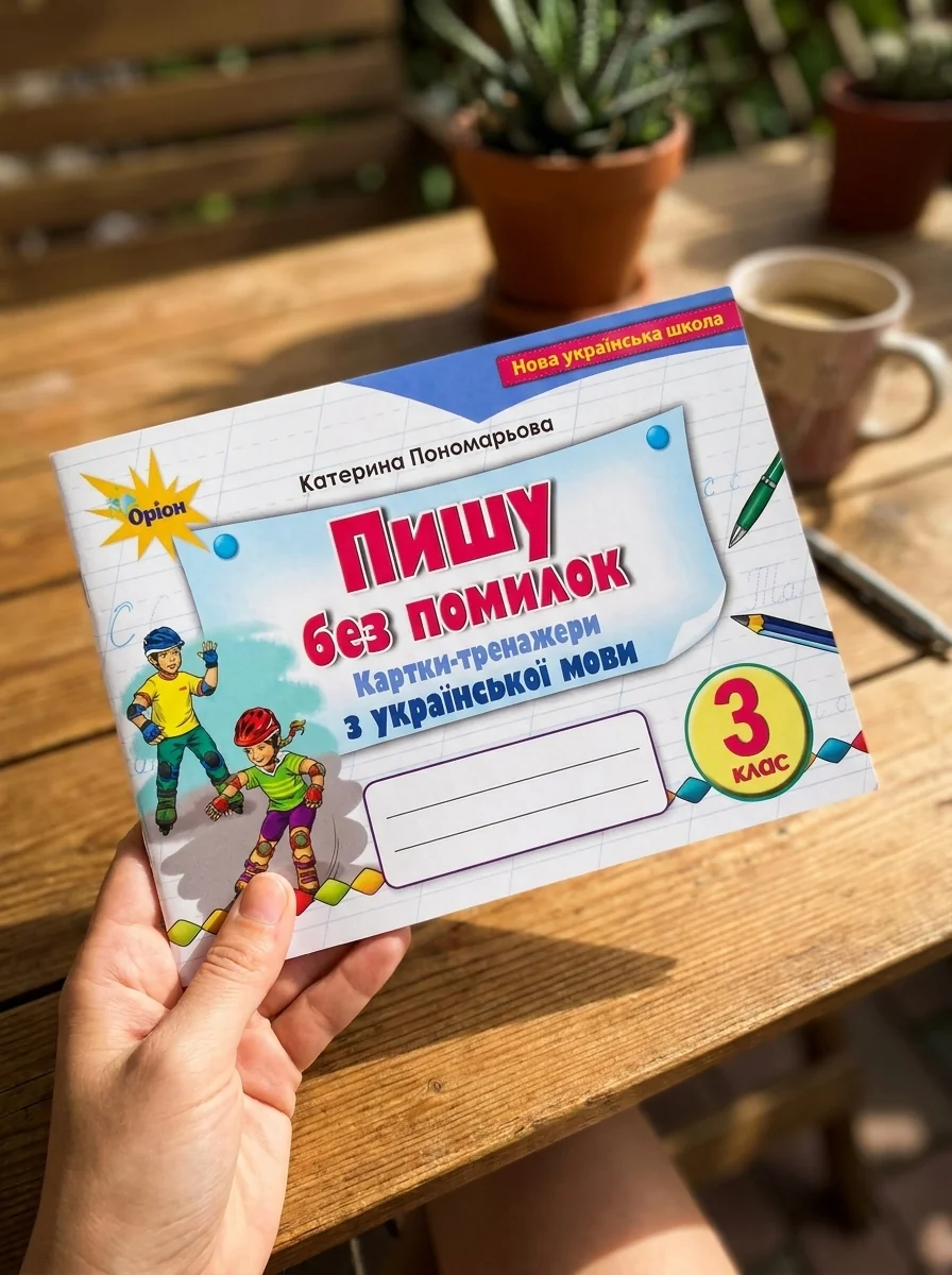 Українська мова 3 клас. Картки-тренажери "Пишу без помилок" — фото 2