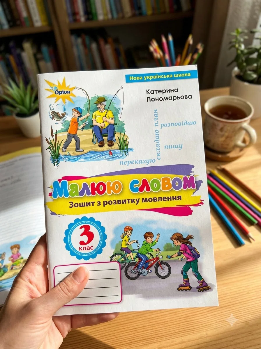 Українська мова 3 клас. Малюю словом. Зошит з розвитку мовлення — фото 2