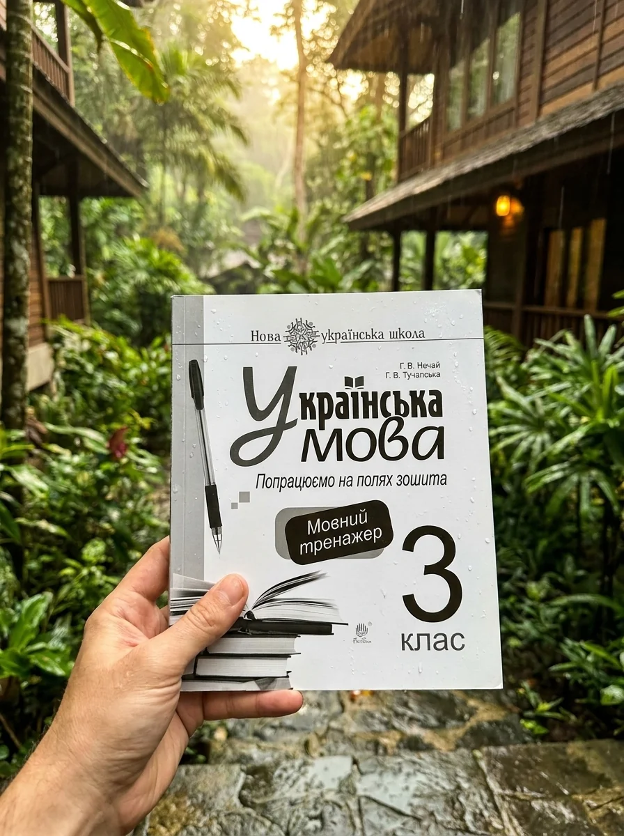 Українська мова. 3 клас. Попрацюємо на полях зошита. Мовний тренажер — Ганна Тучапська, обкладинка