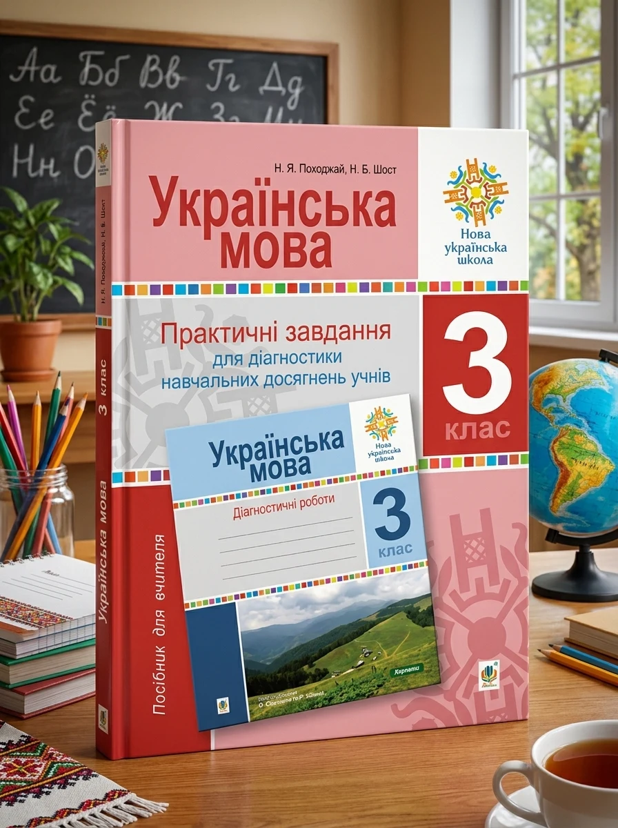Українська мова. 3 клас. Практичні завдання для діагностики навчальних досягнень учнів. Посібник для вчителя